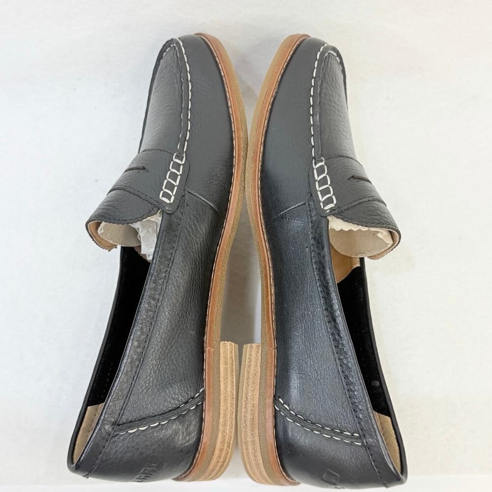 NEW Sperry Womens Seaport Leather Penny Loafer Classic Style Moc Toe Size 9.5 M - Picture 6 of 12